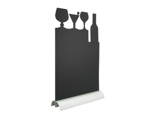 Securit® silhouet COCKTAIL bordskilt med alufod