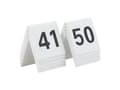 Miniatyrbilde 5 av 5: Securit® bordnumre 41-50 i hård hvid akryl