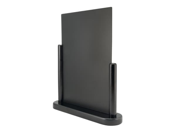 Securit® ELEGANT A4 tavle i bøgetræ, sort
