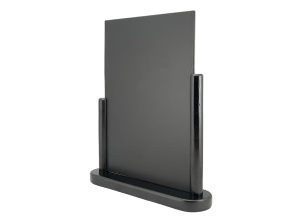 Securit® ELEGANT A4 tavle i bøgetræ, sort