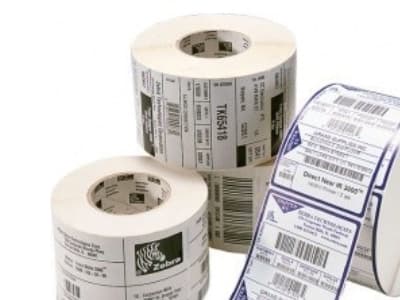 Zebra Z-Ultimate 3000T - Polyester - blank - permanent häftning - vit - 12.7 x 50.8 mm 94490 etikett (er) (10 rulle/rullar x 9449) tejp - för PAX 110