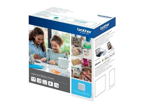 Brother PT-P710BT Cube Plus labelprinter Bluetooth - hvid