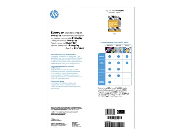 HP Everyday - Blank - A3 (297 x 420 mm) - 120 g/m² - 150 ark fotopapper - för Laser MFP 13X; LaserJet MFP M42625; LaserJet Managed Flow MFP E87660; N