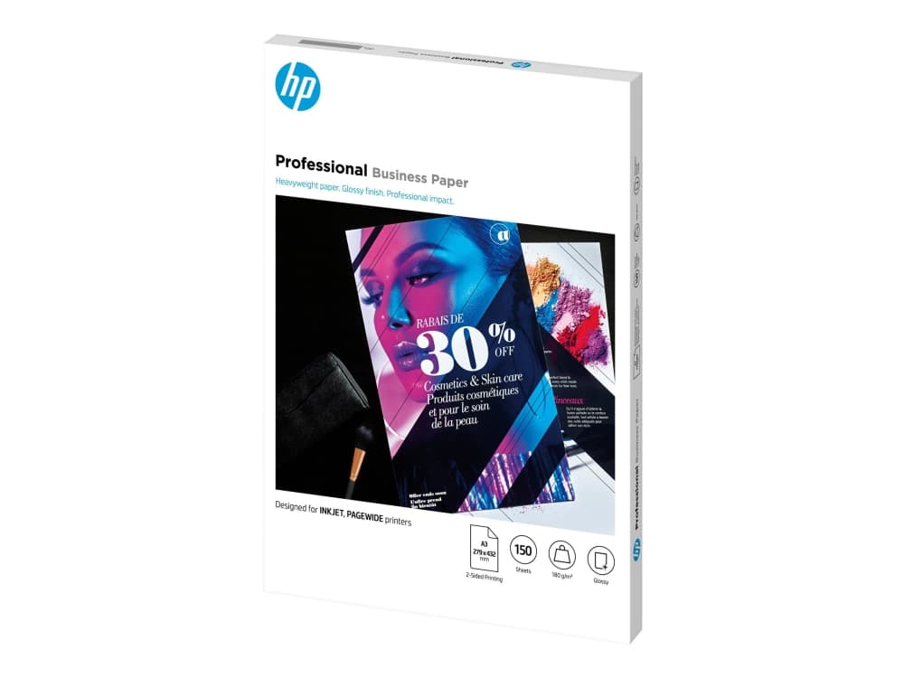HP Professional Business Paper, Glossy, 180 g/m2, A3 (297 x 420 mm
