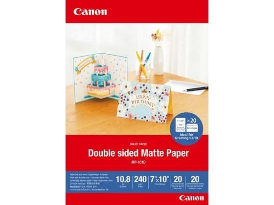 Canon MP-101D - Dubbelmatt - 10,8 miljoner - 177,8 x 254 mm - 240 g/m² - 20 ark fotopapper