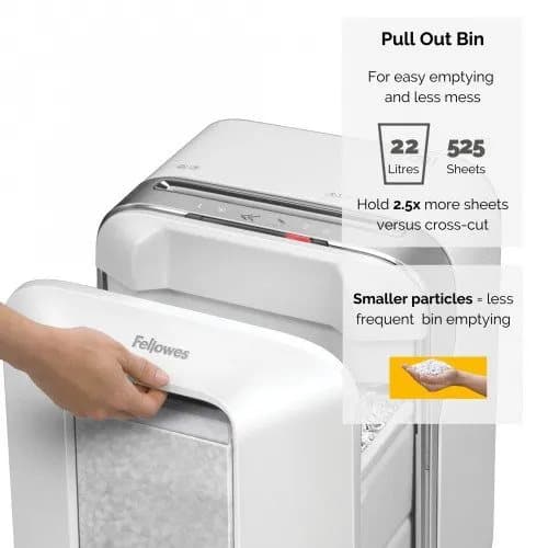 Fellowes Powershred LX201, Mikroleikkaava, 23 cm, 2 x 12 mm, 22 L, Kosketus, 4 renkaita