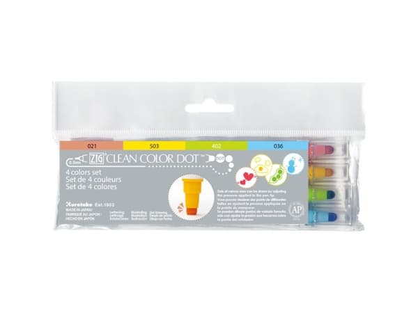 Zig Clean Color DOT 4 color set
