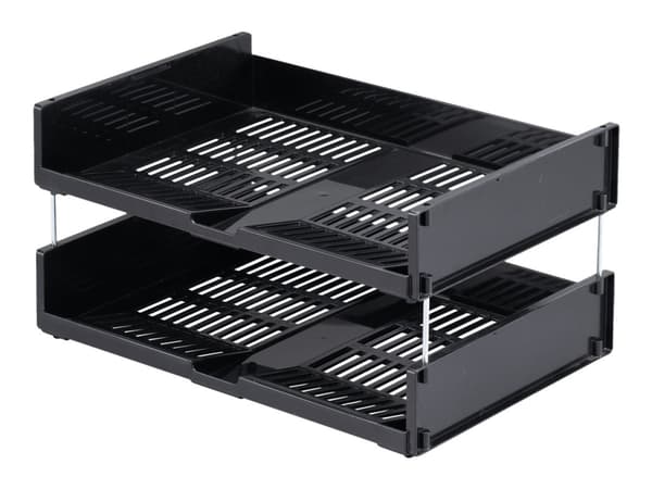 DURABLE OPTIMO - Brevbakke - for A4 (210 x 297 mm) - landskap - koksgrå