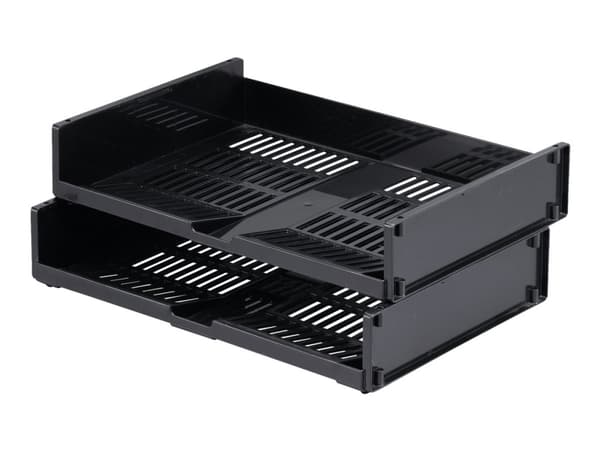 DURABLE OPTIMO - Brevbakke - for A4 (210 x 297 mm) - landskap - koksgrå