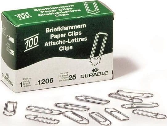 Durable 120625, Sølv, 100 stykker