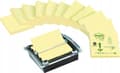 Miniatyrbild 3 av 4: Post-it Z-notes Millenium dispenser + 12 Recycled Z-notes blokke, 76 x 76 mm