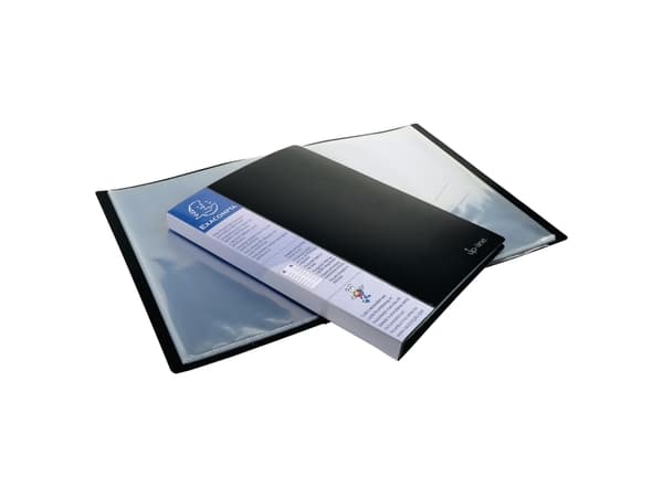 Exacompta Up Line - Displaybok - 20 rom - for A4 - kapasitet: 40 ark - svart
