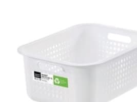 Förvaringskorg SmartStore Recycled 15, 37 x 28 x 15 cm, 10 L, vit