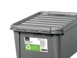 Opbevaringskasse SmartStore Recycled 31, 50 x 39 x 26 cm, 32 L, musta