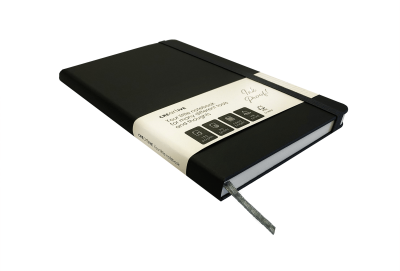 Notebook Creartive grey A5 ruled 90g