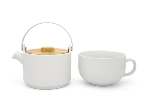 Bredemeijer Umea - Tea-for-one set - hvit