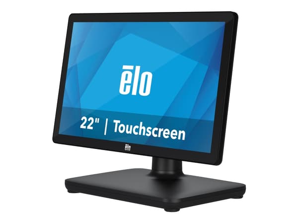 EloPOS System i5 - Med I/O-hubbstativ - allt-i-ett - 1 x Core i5 8500T / upp till 3.5 GHz - vPro - RAM 8 GB - SSD 128 GB - UHD Graphics 630 - Gigabit Svart