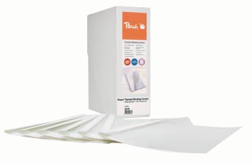 Peach PBT406-02 - A4 (210 x 297 mm) - 15 ark - hvit - 200 g/m² - 100 stk termobindeperm
