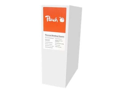 Peach PBT406-02 - A4 (210 x 297 mm) - 15 ark - hvit - 200 g/m² - 100 stk termobindeperm