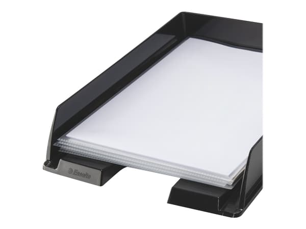 Esselte Standard Plus - L-formet mappe - for A4 (210 x 297 mm) - kapasitet: 40 ark - gjennomsiktig
