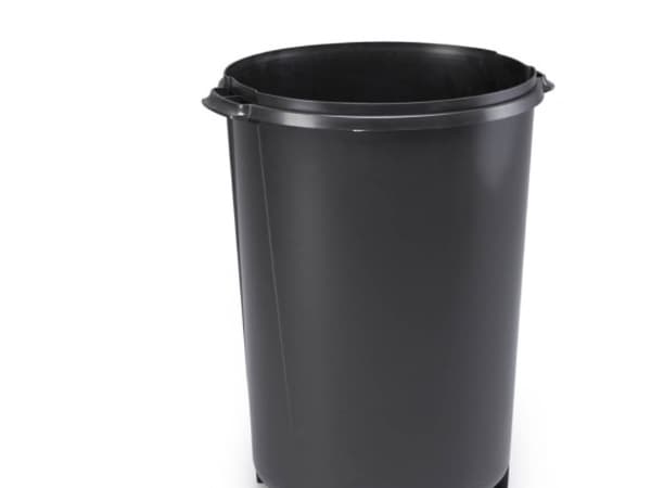Affaldsspand Durable Durabin Round 40L sort - (6 stk.)