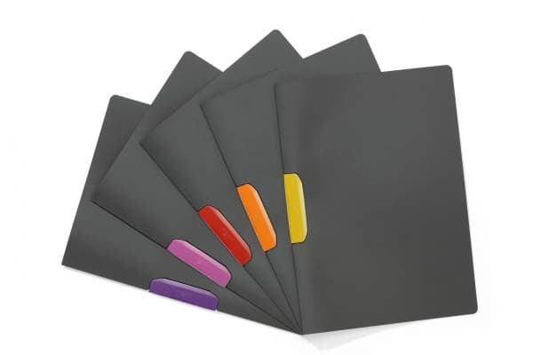Durable Duraswing, Rosa, Grå, Plast, Polypropylen (PP), 30 ark, A4, Festeklips