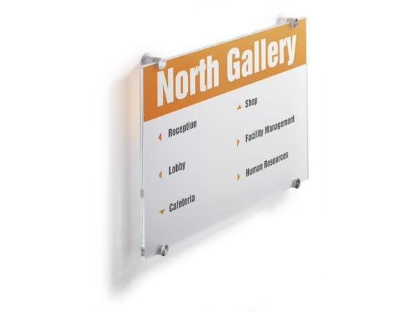 Durable Crystal Sign, A3, Transparent, 297 mm, 420 mm