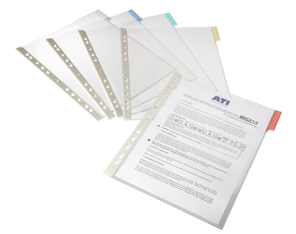 Durable 5607-04, Visningspanel, Gjennomsiktig, Gult, PVC, 210 x 297 mm (A4), Gult, 6 cm