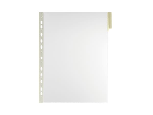 Durable 5607-04, Visningspanel, Gjennomsiktig, Gult, PVC, 210 x 297 mm (A4), Gult, 6 cm