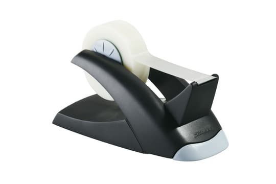 DURABLE VEGAS - Dispenser med kontortape - skrivebord - 19 mm x 33 m - svart dispenser, matt gjennomsiktig tape