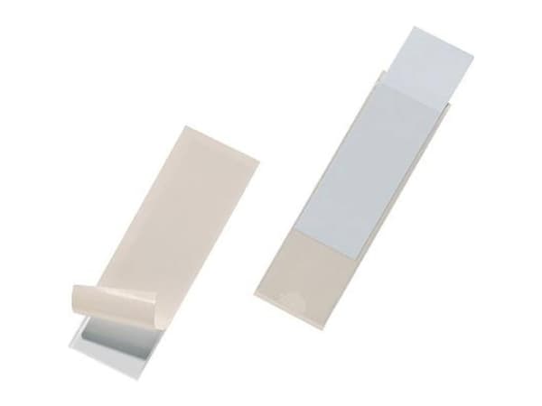 Durable Pocketfix, Gjennomsiktig, Rektangel, PVC, 100 mm, 30 mm, 10 stykker