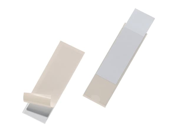 Durable Pocketfix, Gjennomsiktig, Rektangel, PVC, 100 mm, 30 mm, 10 stykker