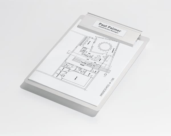 Durable Pocketfix, Gjennomsiktig, Rektangel, PVC, 100 mm, 30 mm, 10 stykker