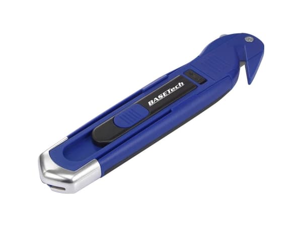Basetech BT-2206462 2-i-1 sikkerhedskniv / folieskærer / kartonkniv 1 stk