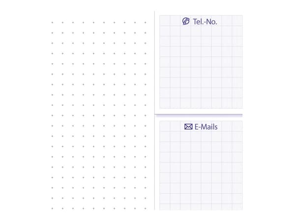 Sigel Lilac - Skriveunderlag - skrivebord - 2013-2015 - 30 ark - 595 x 410 mm