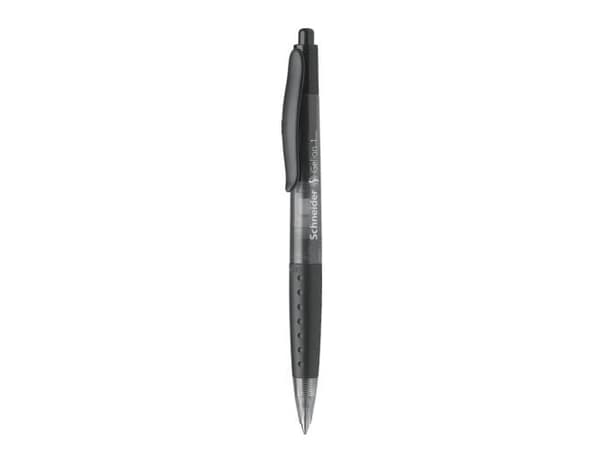 Schneider Pen Gelion 1, Retractable gel pen, Svart, Svart, Gjennomsiktig, Plastikk, Ambidekstriøs, Medium