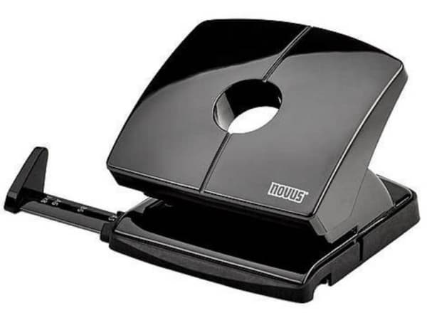 Novus 60-B22001 Kontorhulemaskine stanse B220 med AS 20 ark sort sort 20 ark (80 g/m²)