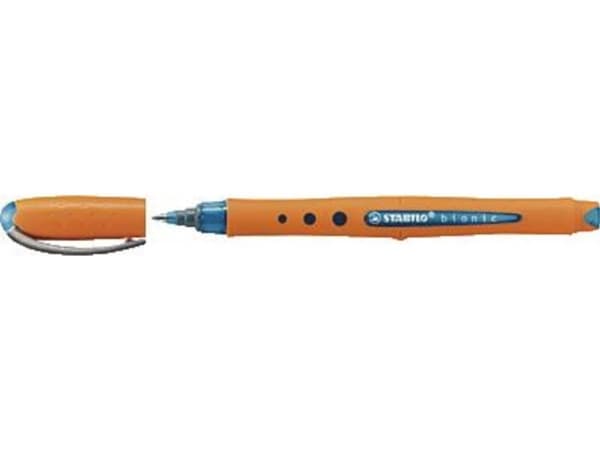 STABILO worker+ medium, Stiftpenna, Blå, Orange, Blå, 0,5 mm, Medium, Ambidextrous