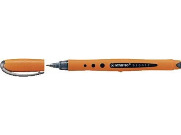STABILO worker+ medium, Stiftpenna, Svart, Orange, Svart, 0,5 mm, Medium, Ambidextrous