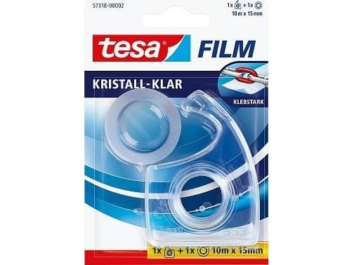 TESA 57315, 15 m, Transparent, Polypropylen (PP), Stark, 10 mm