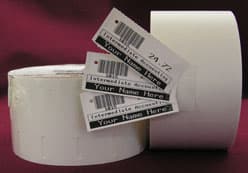 Zebra Thermal Transfer/Direct Thermal Labels 2000D, Lämpösiirto, 2.25" x 1.38", 2,54 cm