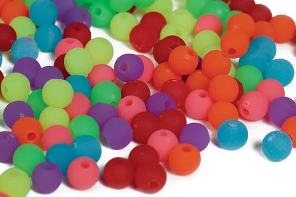 Pearl`n fun mat 6mm ass färger 500g påse