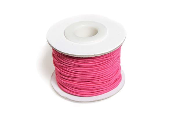 Elastiksnor 1,2mm x 25m pink