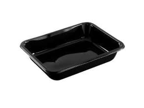 Færch C 2227-1H - Matlagringsbeholder - 1235 ml - rektangulær - avhendbar - svart (en pakke 416)