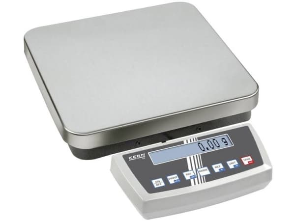 Kern DS 150K1+C Lava-asteikko Kalibrointi (DAkkS) mukaan Punnitusalue 150 kg Luettavuus 1 g virtalähteen kautta, paristokäyttöinen Hopea