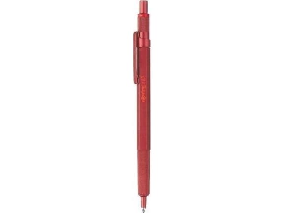 Rotring 600, Klämma, Fastklämbar, indragbar kulspetspenna, Påfyllnadsbar, Svart, 1 styck