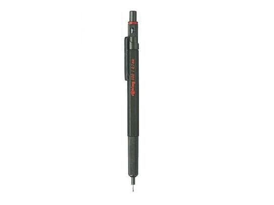 Rotring 600, Grön, Metall, HB, 0,7 mm, Hexagonal, Metall