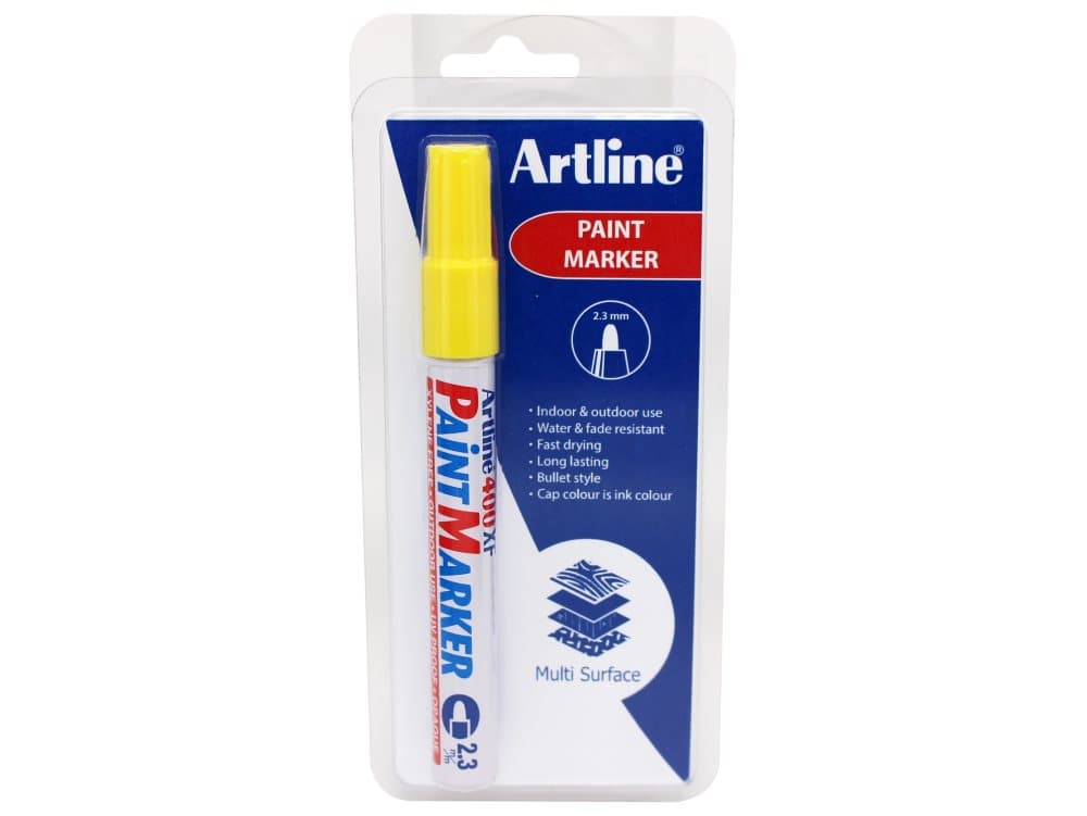 Marker Artline 400XF Paint gul
