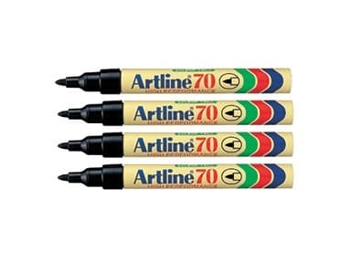 Marker Artline 70 Blister-pack sort (4)