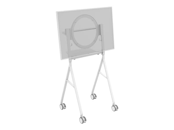 Vision VFM-F10 - Vogn - for interaktiv whiteboard - stål - hvit - monteringsgrensesnitt: 350 x 350 mm - for Microsoft Surface Hub 2S 50"